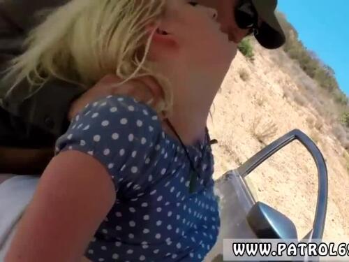 Fake Cop London Hot blonde teen fucked outdoors