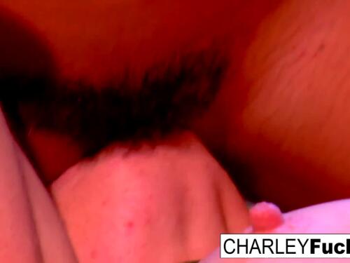 Horny brunette star Charley Chase has a pussy